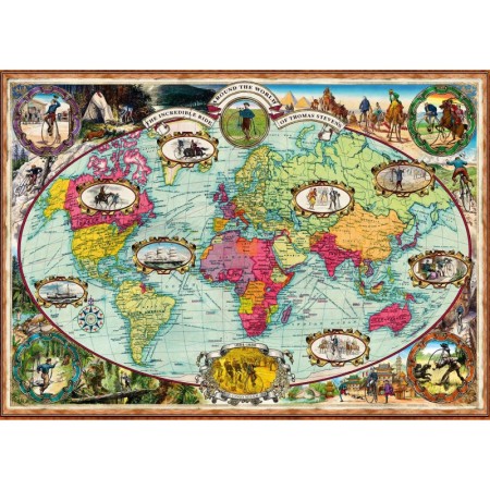 Puzzle Harta Lumii, 1000 Piese Ravensburger - 1